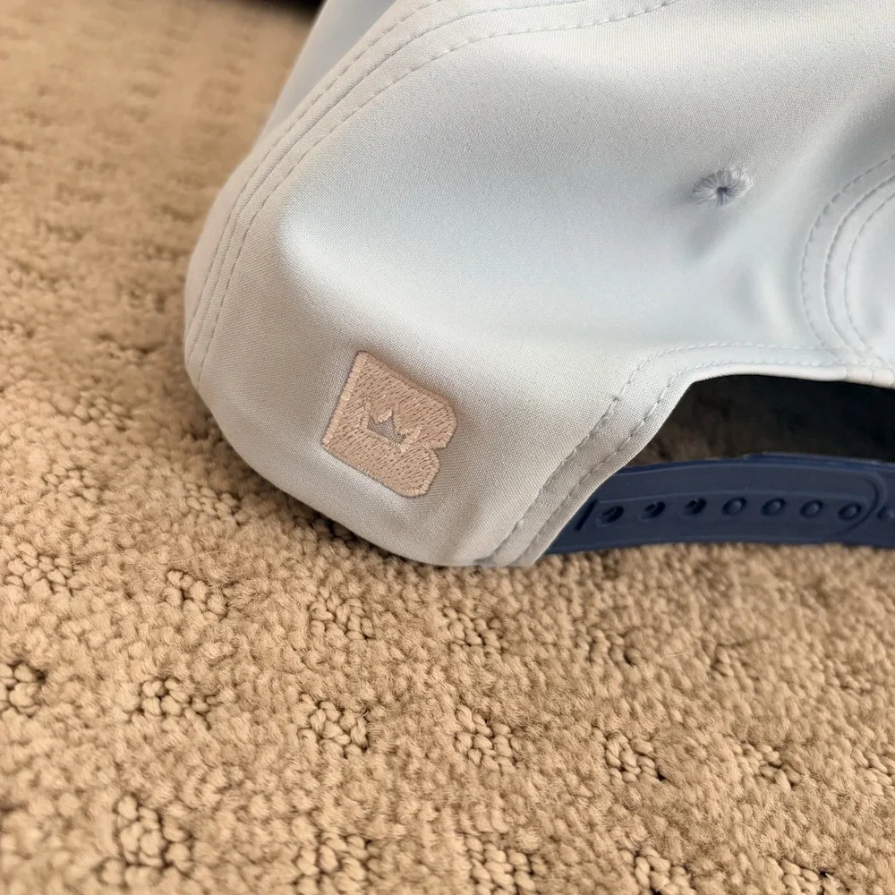 Swannies Adjustable Snapback Golf Logo Hat in Light Blue NWOT